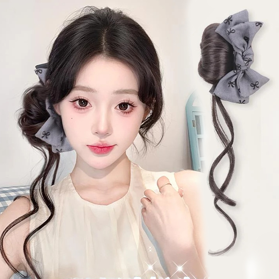 Claw Clip Messy Bun Hair Piece - Sentetik Saç Topuz Saç Uzatma Ilmek