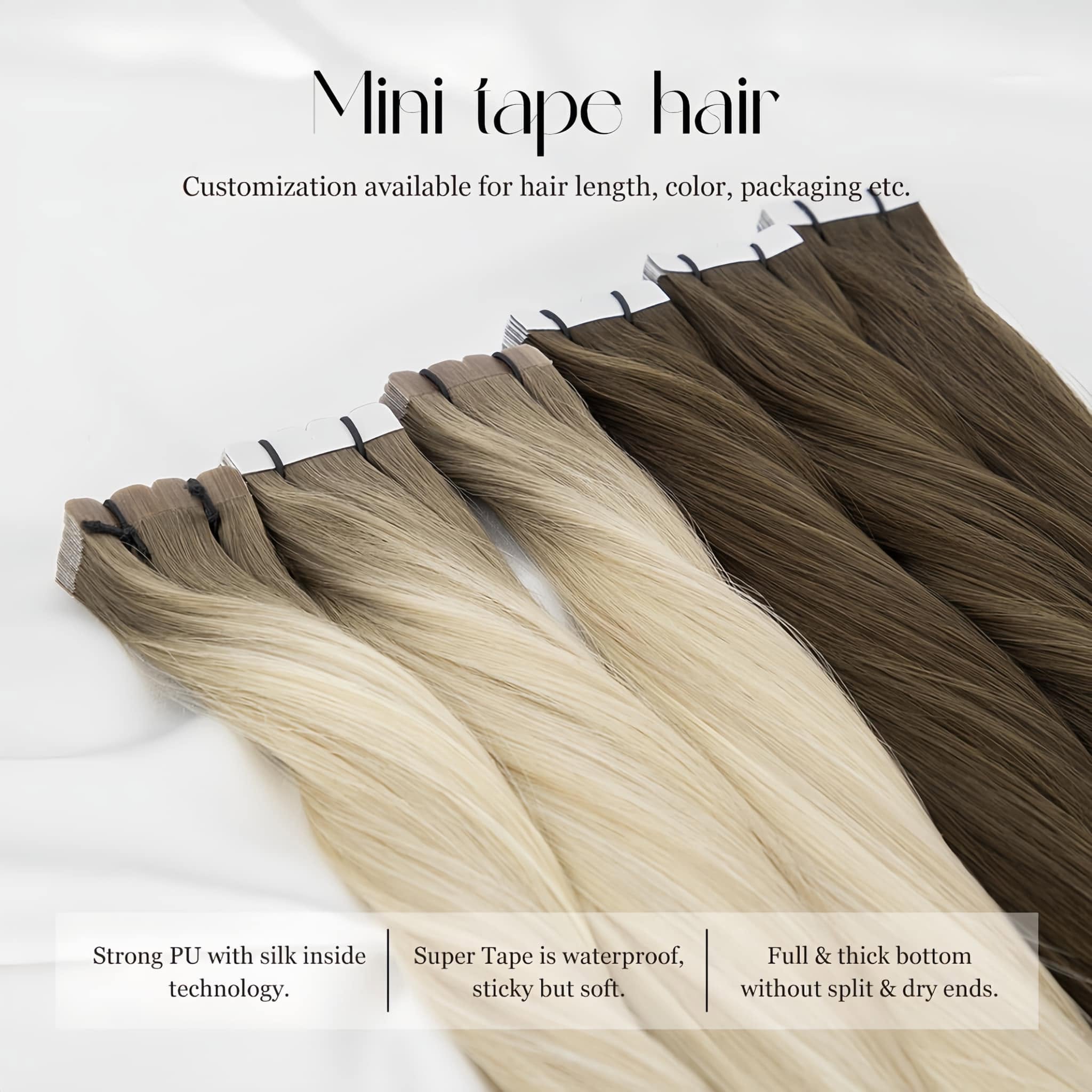 Mini Bantlı İnsan Saçı Ekstra  - Invisible Tape In Extensions Real Hair incelemesi ve fiyatı