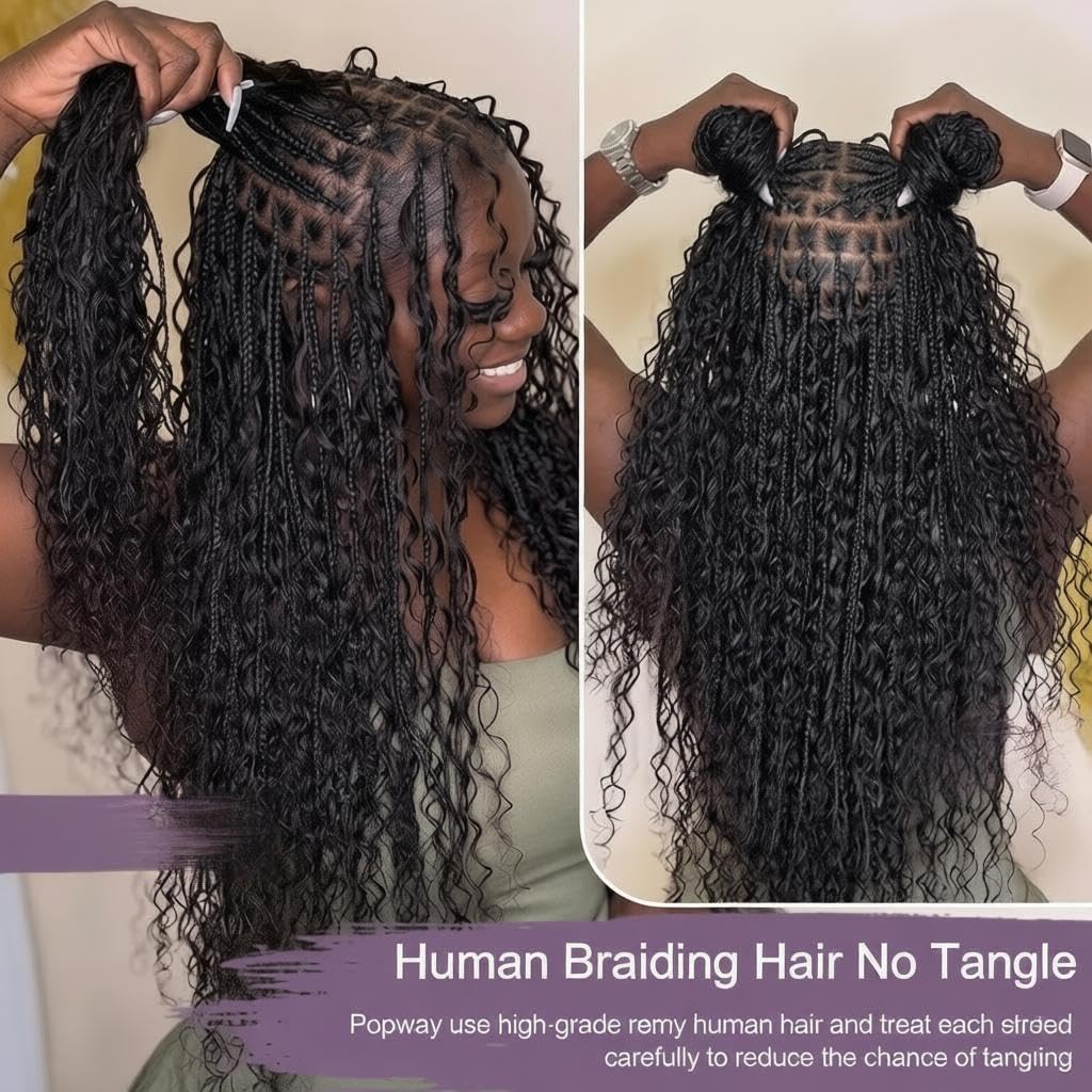 Boho Örgüler İçin İnsan Saçı Ö - Water Wave Bulk Human Hair For Braiding incelemesi ve fiyatı
