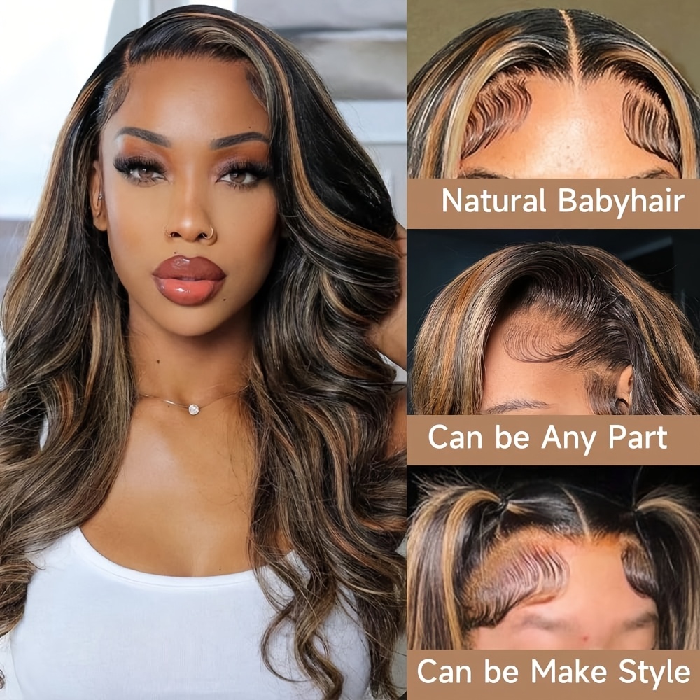 P1B30 Dalgalı, Ombre Efektli,  - Hd Lace Frontal Wig Human Hair Pre Plucked incelemesi ve fiyatı