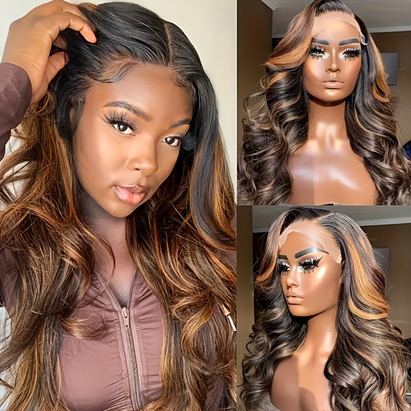 P1B30 Dalgalı, Ombre Efektli,  - Hd Lace Frontal Wig Human Hair Pre Plucked incelemesi ve fiyatı