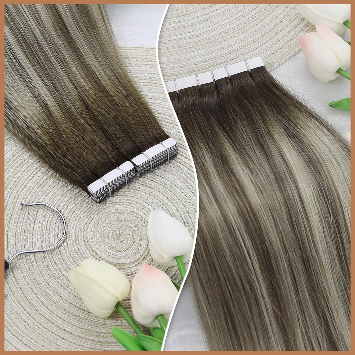 VeSunny Bantlı Saç Uzantıları  - Invisible Tape In Extensions Real Hair incelemesi ve fiyatı