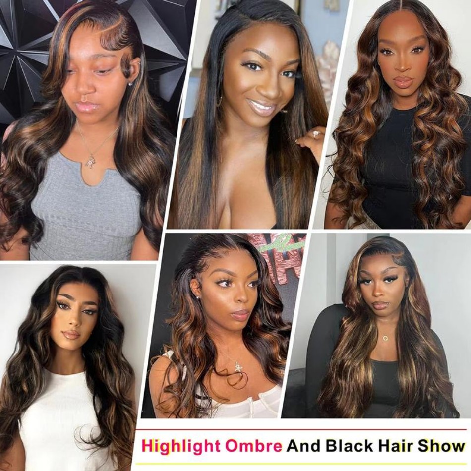 P1B30 Highlight Ombre Vücut Da - Lace Front Wigs incelemesi ve fiyatı
