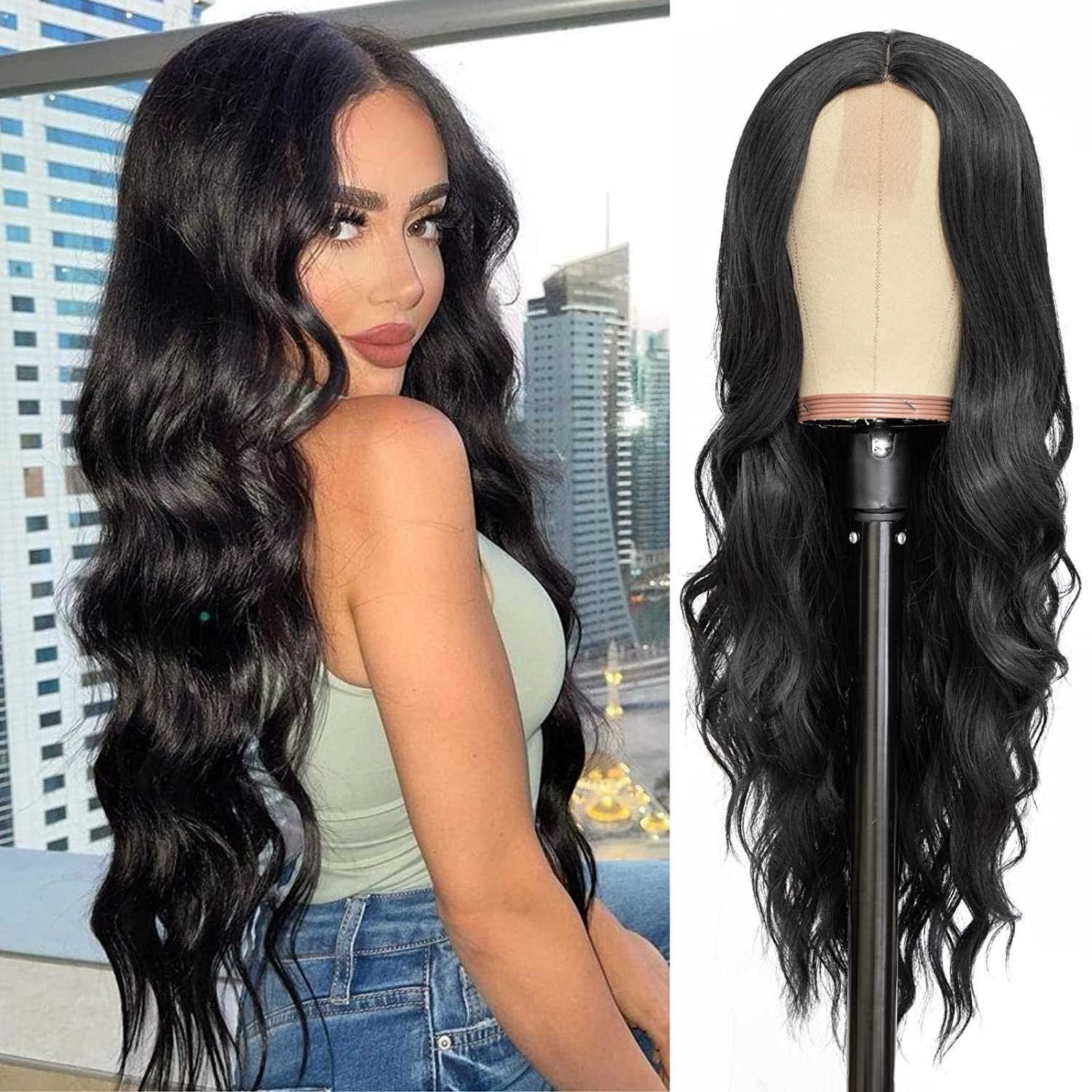 Moda Siyah Sentetik Peruk Büyü - Synthetic Wigs incelemesi ve fiyatı