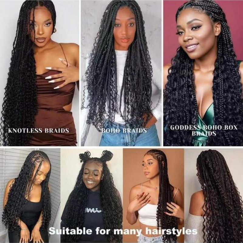 2 Paket Su Dalgası Toplu İnsan - Water Wave Bulk Human Hair For Braiding incelemesi ve fiyatı
